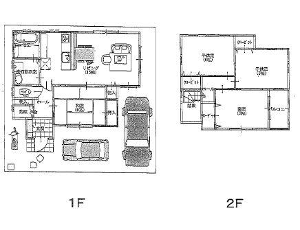 Floor plan. 40,980,000 yen, 4LDK, Land area 101 sq m , Building area 90.15 sq m