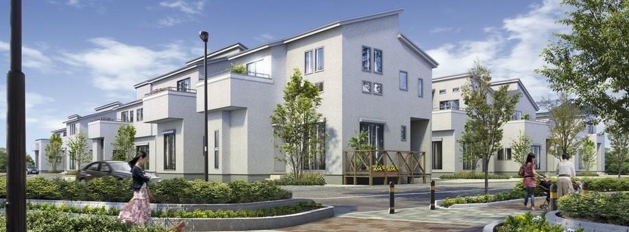 Cityscape Rendering and peripheral illustrations