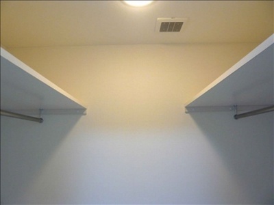 Receipt. Walk-in closet