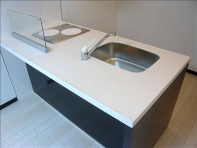 Kitchen. IH stove counter kitchen