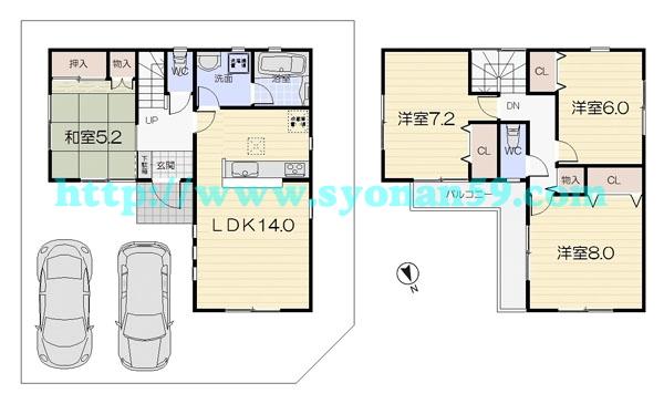 Floor plan. 26,800,000 yen, 4LDK, Land area 116.36 sq m , Building area 94.36 sq m floor plan