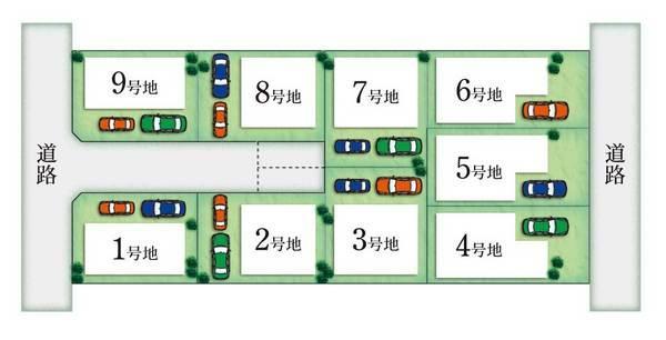 Compartment figure. 33,800,000 yen, 4LDK, Land area 105.65 sq m , Building area 94.37 sq m all 9 compartment ・ No. 4 place