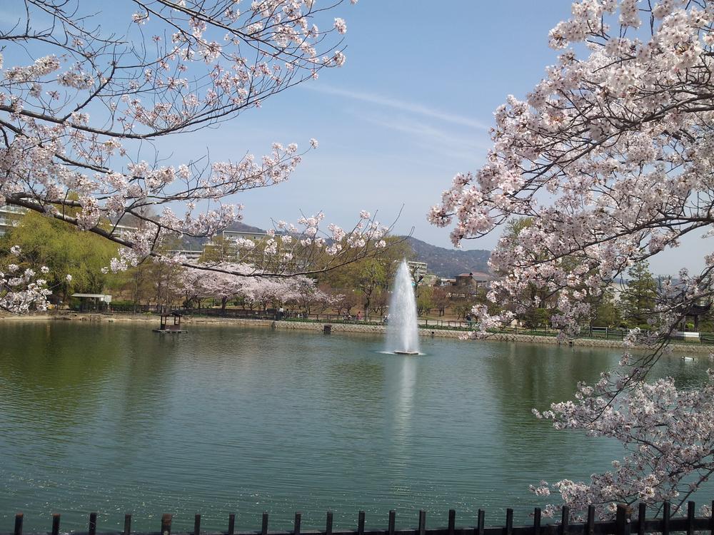 park. Until Suigetsu park 240m green hundred election Osaka "Suigetsu park"