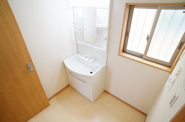 Wash basin, toilet. Bathroom vanity