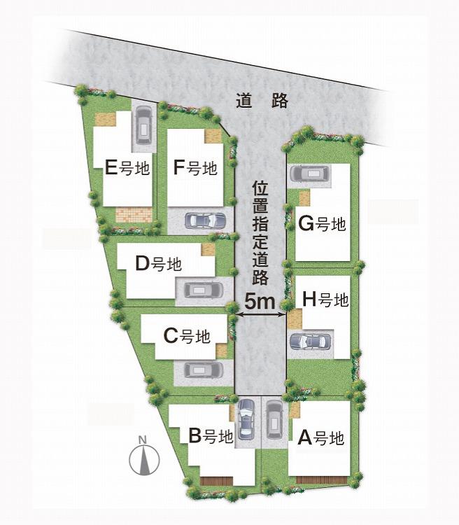 Compartment figure. Land price 17,050,000 yen, Land area 78.77 sq m