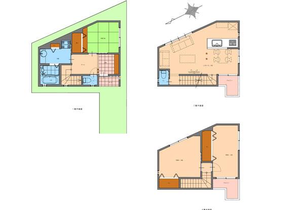 Building plan example (floor plan). Until Suigetsu park 168m  [3-minute walk] Suigetsu park the four seasons of the plant can be enjoyed in every season. It also aligned playground equipment, You can also play freely small children.