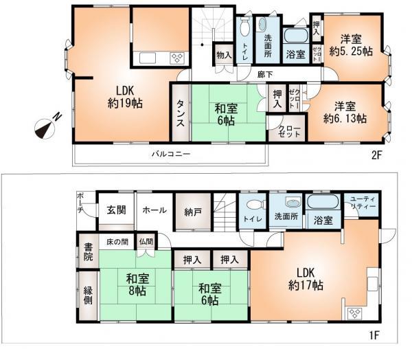 Floor plan. 35,800,000 yen, 5LLDDKK, Land area 149.42 sq m , House building area 177.55 sq m Sumitomo Forestry construction. Is a firm making the. 