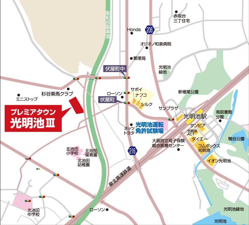 Local guide map