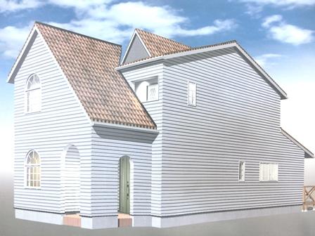 Building plan example (Perth ・ appearance). Building plan example