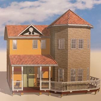 Building plan example (Perth ・ appearance). Building plan example