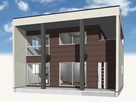 Building plan example (Perth ・ appearance). Building plan example