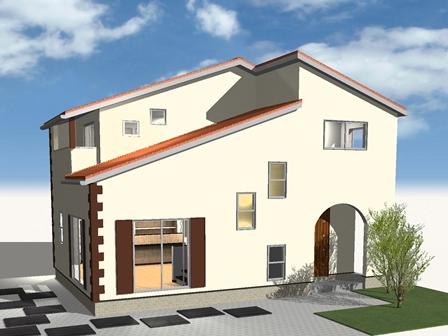 Rendering (appearance). Example of construction