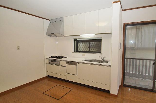 Kitchen. With dishwasher system kitchen had made