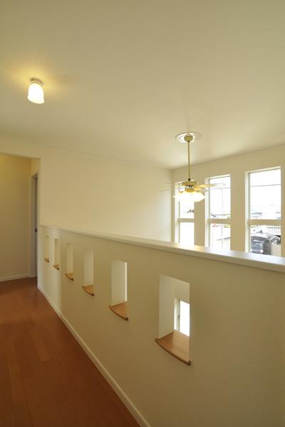 Other introspection. On the second floor hallway is a small peephole.