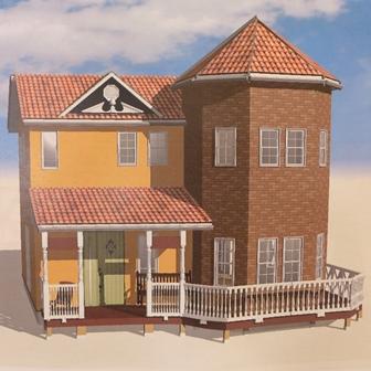 Building plan example (Perth ・ appearance). Building plan example