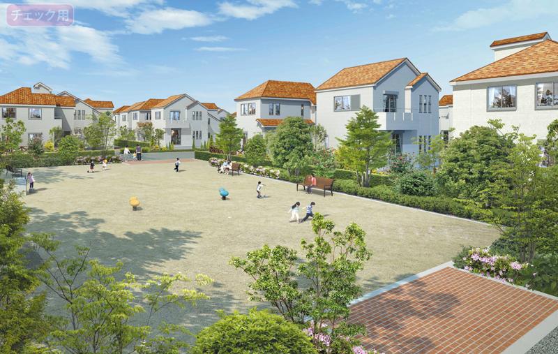 Other. Established a spacious park in the city wards. As a child of the playground, It fosters a rich communication as a place for family of exchanges. (Cityscape image illustration)