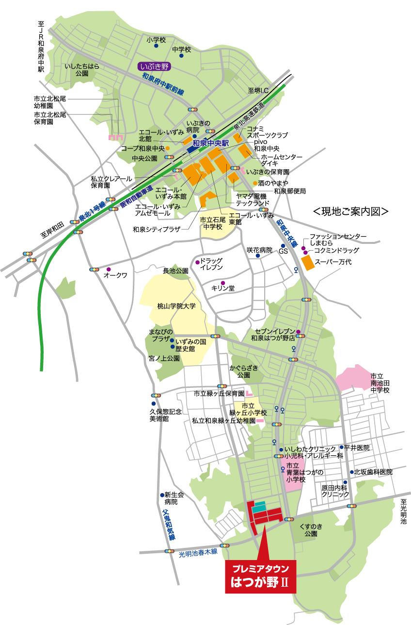 Local guide map