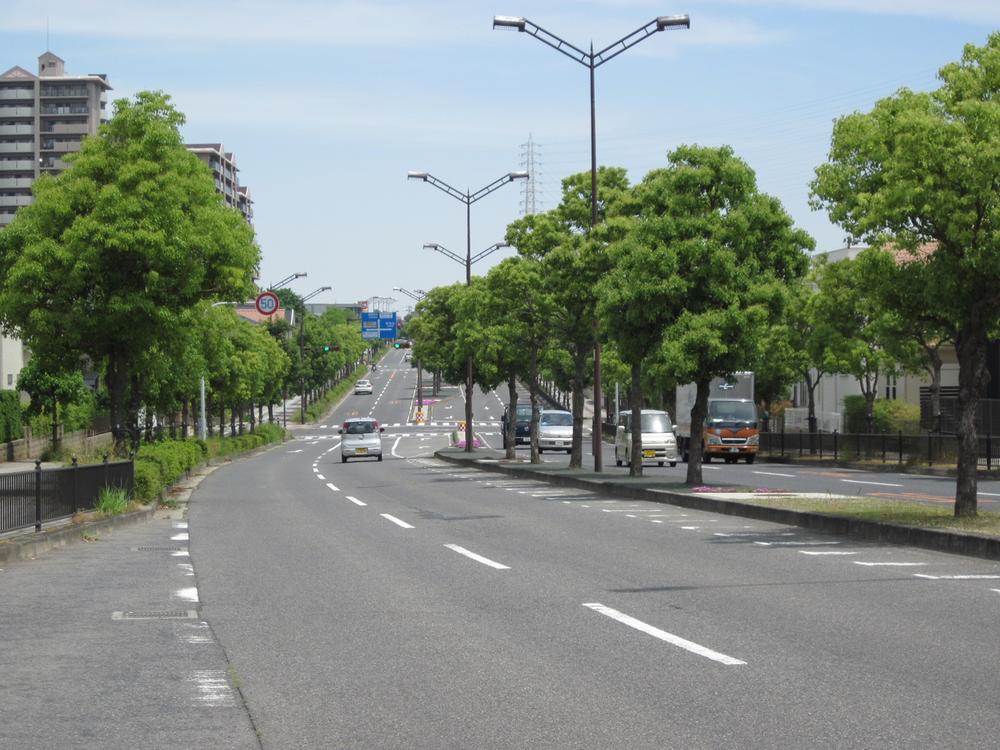 Streets around. 200m to around local