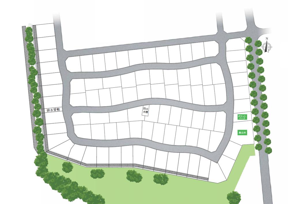 The entire compartment Figure. Section view of a large city block