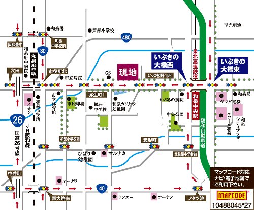 Local guide map