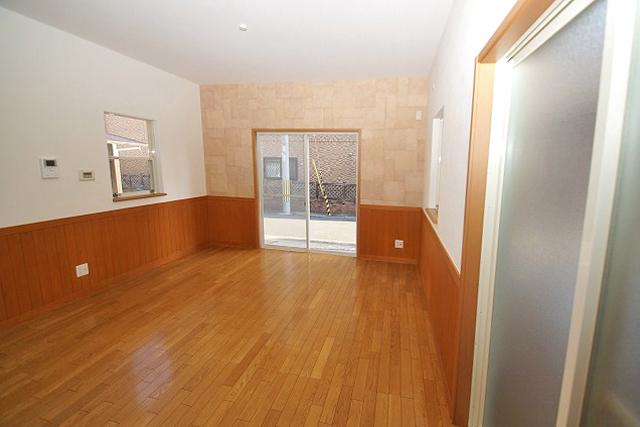 Living. In part of the living room wall was Hari eco-carat to clean the air (Image front wall portion)