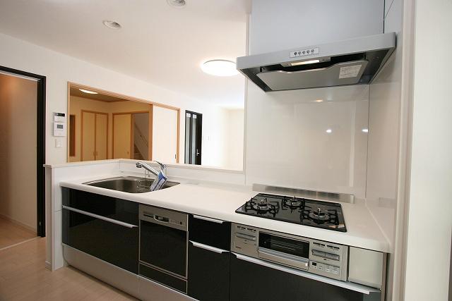 Kitchen. With built-in dishwasher