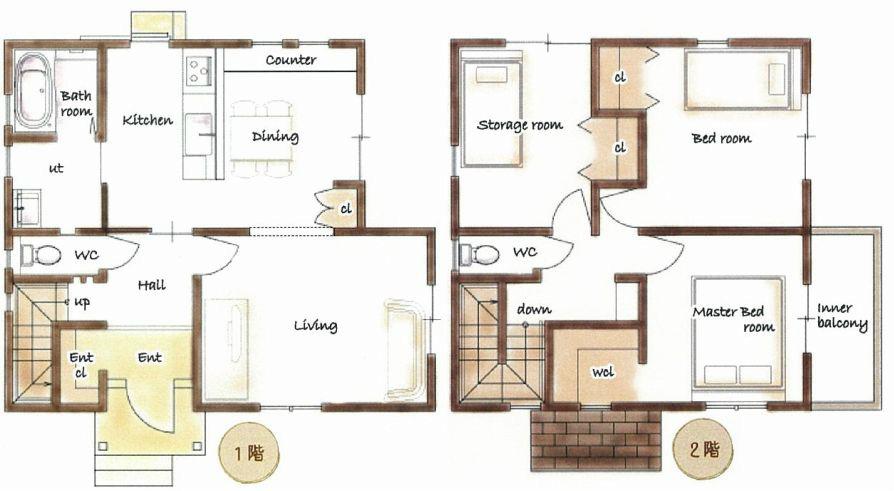 Floor plan. 33,700,000 yen, 2LDK+S, Land area 115.6 sq m , Building area 100.09 sq m floor plan