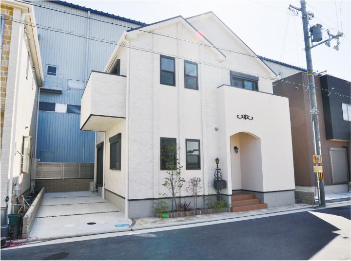 Local appearance photo. No. 7 land model house appearance