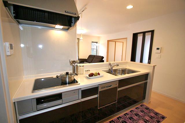 Kitchen. System kitchen, With built-in dishwasher