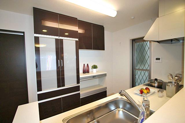 Kitchen. With cupboard