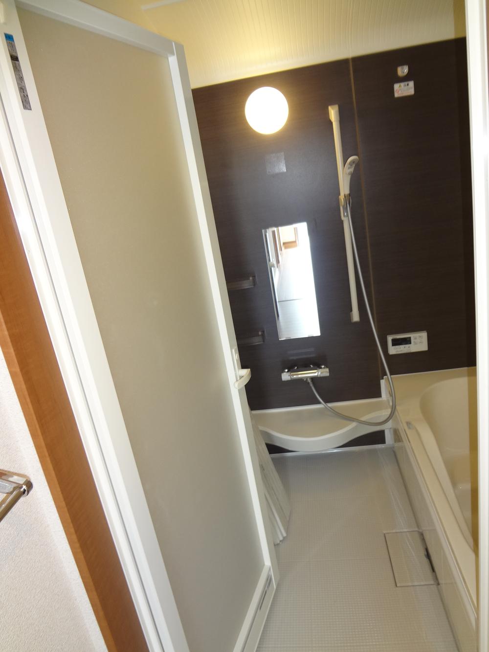 Bathroom. It is a photograph of the bathroom.