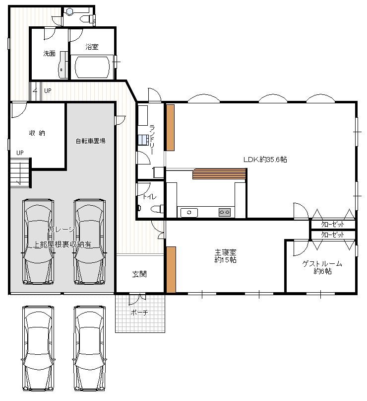 Floor plan. 48,640,000 yen, 3LDK, Land area 502.87 sq m , Building area 169.18 sq m