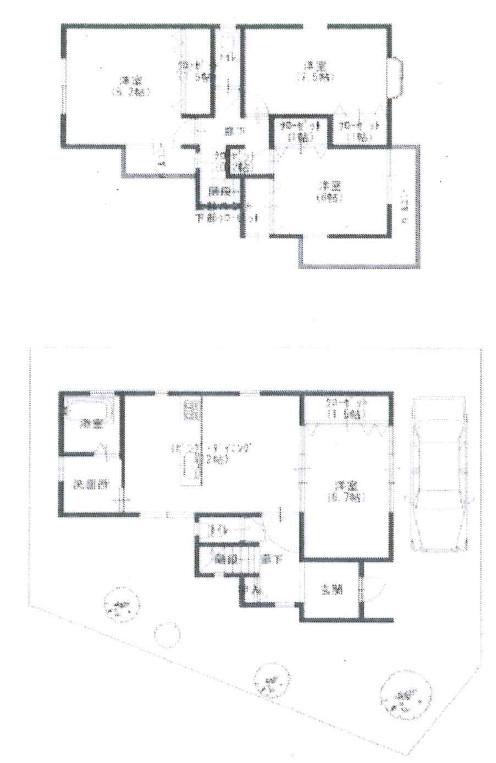 Floor plan. 21.5 million yen, 4LDK, Land area 94.82 sq m , Building area 100.57 sq m