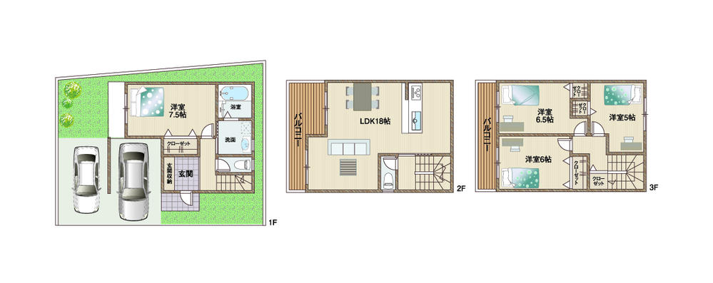Floor plan. (1), Price 29,800,000 yen, 4DK, Land area 78.3 sq m , Building area 99.98 sq m