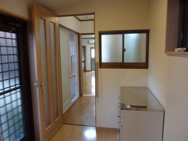 Other.  ☆ It is very convenient to wash clothes so can enter and exit from the washing machine storage near the back door