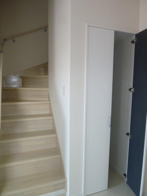 Other Equipment. The something hide in the storage space under the convenient staircase devised to storage and cleaning tool.