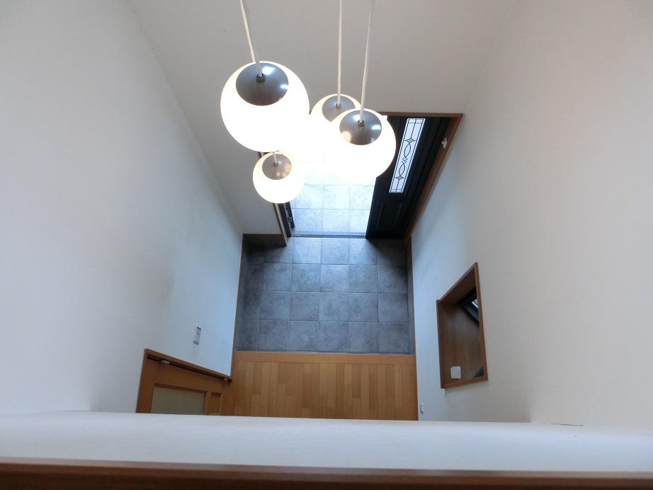 Other introspection. Staircase with a colonnade