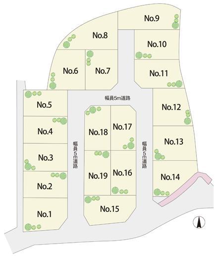 The entire compartment Figure. Subdivision overall view