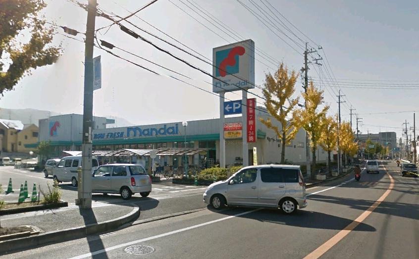 Supermarket. 1129m until Kuraji Bandai shop