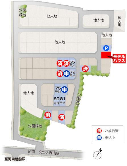 Compartment figure. Land price - compartment view