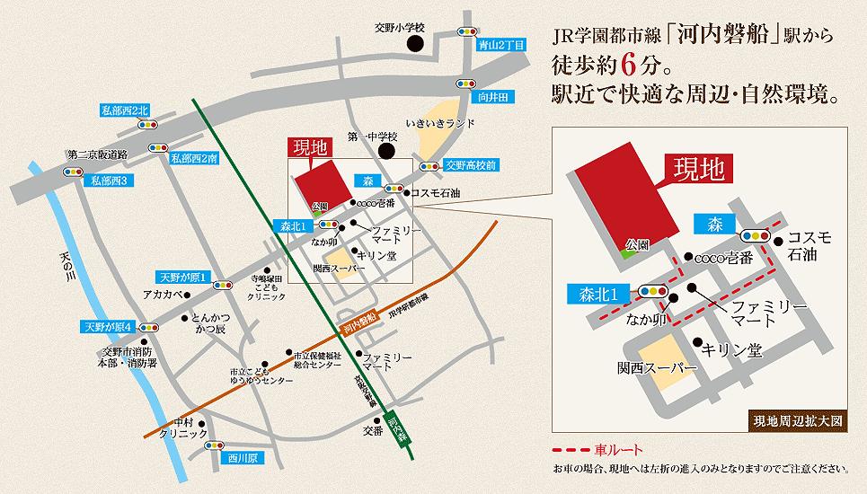 Local guide map. Information map