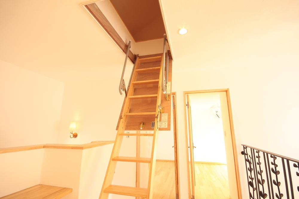 Receipt. On the second floor hall upper attic storage is!