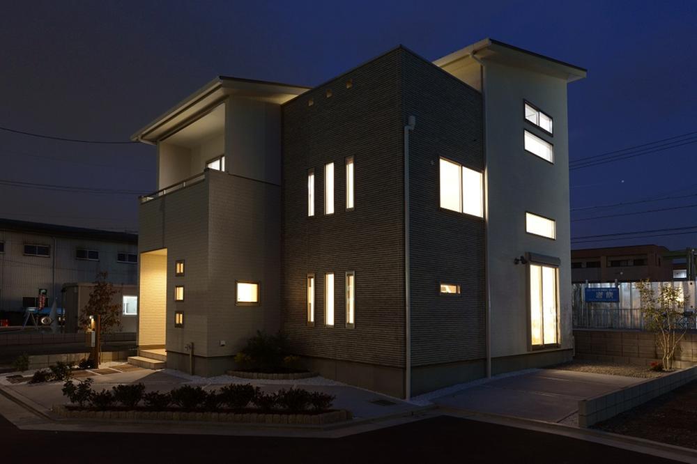 Model house photo. Model house appearance