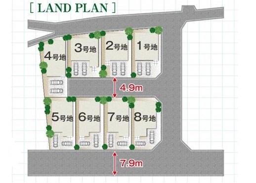 The entire compartment Figure. All 8 compartment (more than 30 square meters) free design Allowed