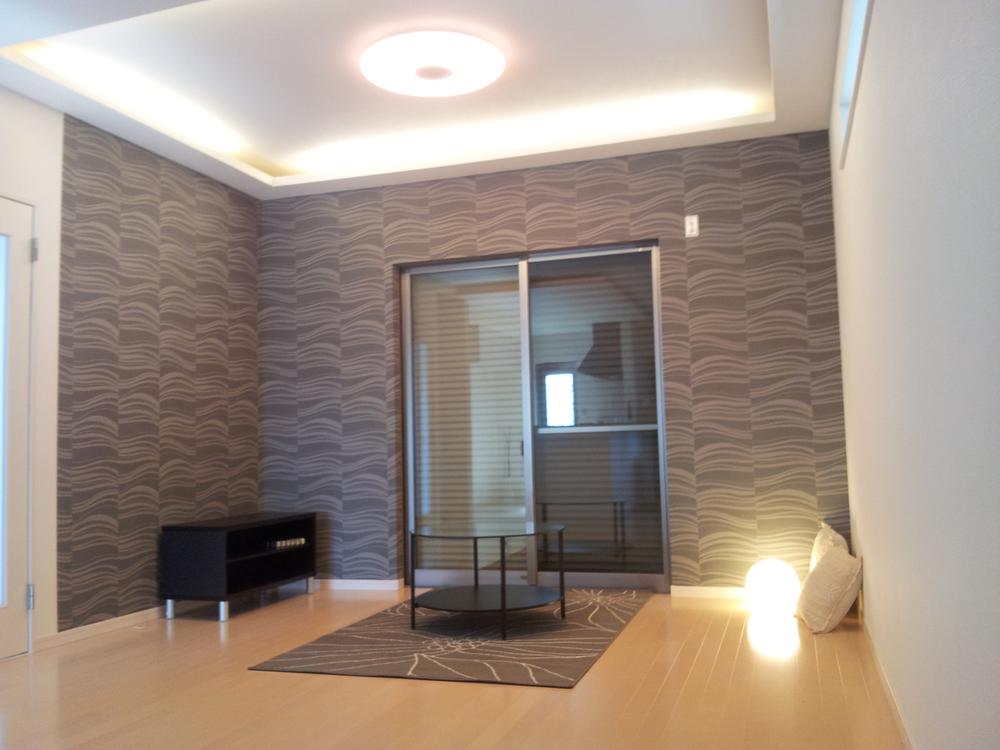 Building plan example (Perth ・ Introspection). Also it deepens further connection with the healing of the family in the space "living"