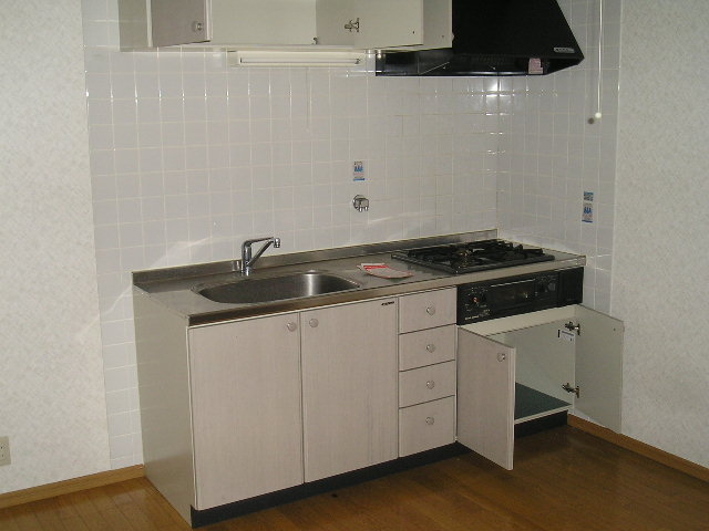 Kitchen. System kitchen ⇒ with gas stove