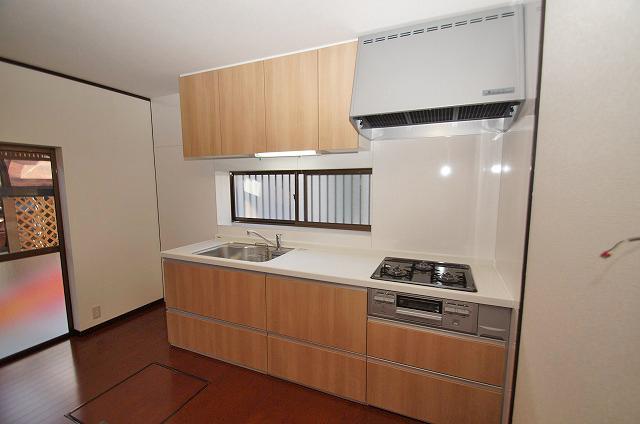 Kitchen. System kitchen had made