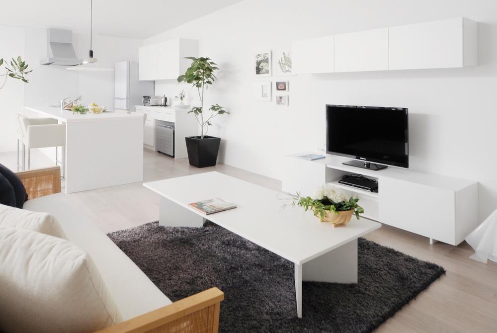 Building plan example (introspection photo). Beautifully gently reflects the light, Has the effect of us wrapped brighten the entire space.