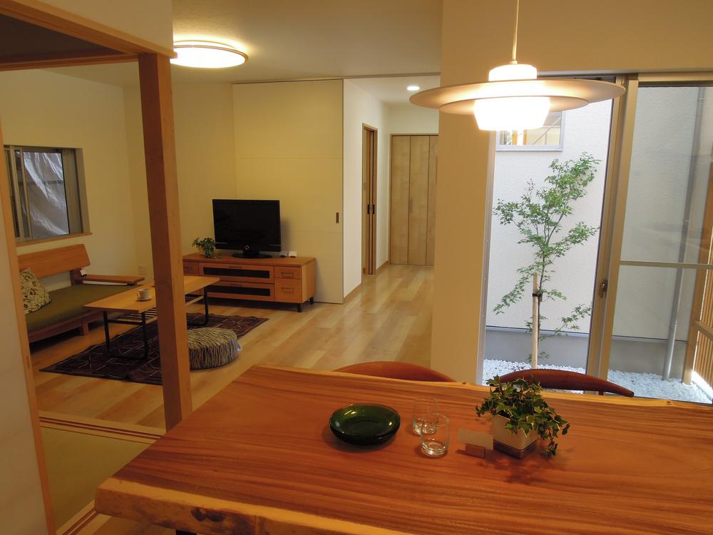 Construction completion expected view. Our model house introspection (LDK)