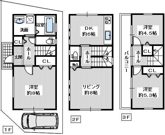 Floor plan. 21,800,000 yen, 3LDK, Land area 78.82 sq m , Building area 80.19 sq m floor plan changes also depending on the consultation.